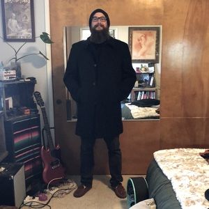 Fitted Men’s Couture Pea Coat